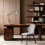Élégante chaise d'appoint Mid-Century moderne avec assise rembourrée confortable