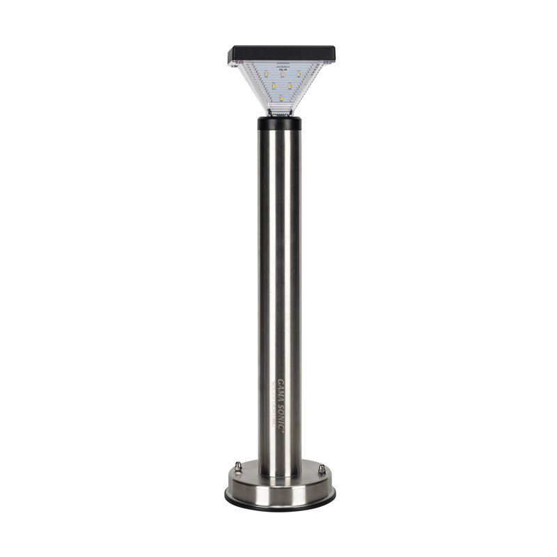 Luxor Stainless Steel Solar LED Pathway Light, 20.25-inch