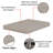 Tyneside Waterproof Breathable & Noiseless Fitted Mattress Protector, Vinyl Free Zippered Box Mattress Protector-1817846305