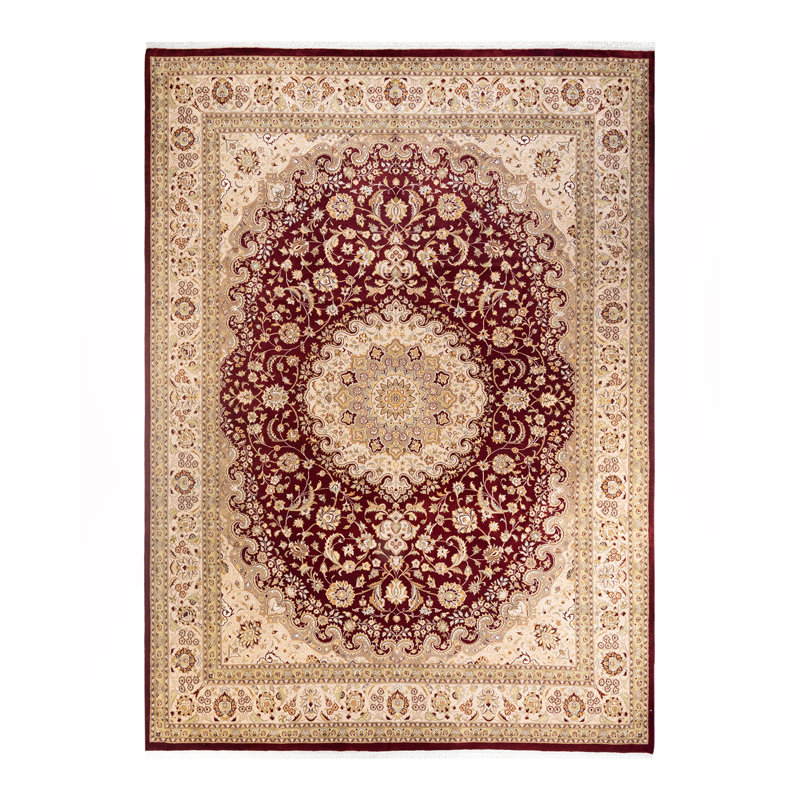 Classic One-of-a-Kind 9' 2" X 12' 7" Hand Knotted Area Rug