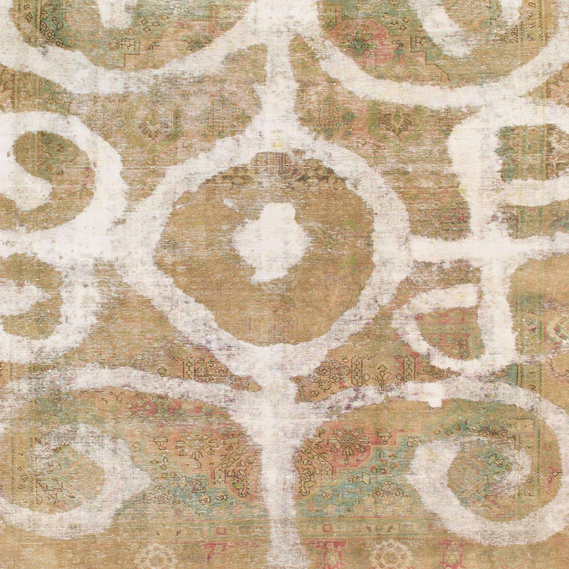 Abstract Indoor Rug, Square 5'