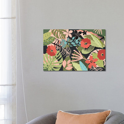 Tropical Silhouette by Nancy Mckenzie - Wrapped Canvas Print