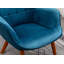 Fauteuil d'appoint avec repose-pieds Rafael-106775439