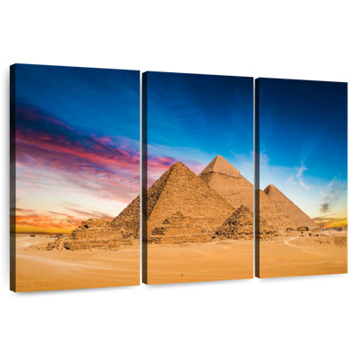 Pyramides d'Adella à Gizeh