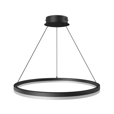 Luminaire suspendu conique unique à 1 lumière DEL