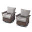 Chaise berçante pivotante avec coussins Blathnaid-1316884133