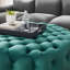 Grand repose-pieds rond en velours Performance-1470650303