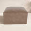 Repose-pieds en cuir Cupertino