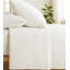 Ensemble de draps 80% Tencel 20% lin français 4 pièces de couleur blanche et beige-115101393-115101392