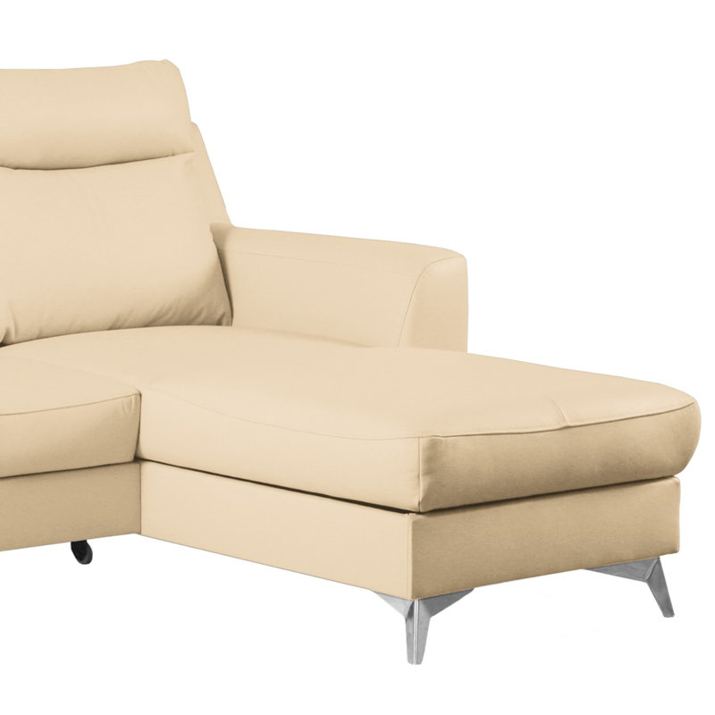 Fabiha 3 Seater Sofa Bed, Beige, Right Hand Facing