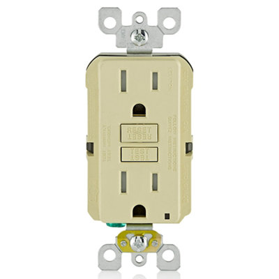 Leviton SmartlockPro 15 Amp 125 Volt Duplex GFCI Outlet 5-15R