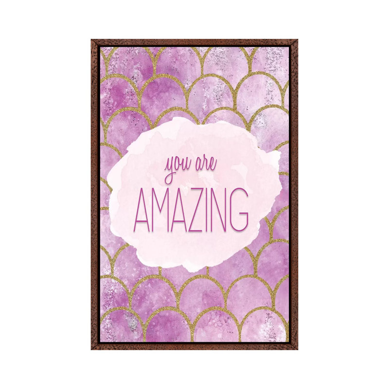 You Are I by Kimberly Allen - Print on Canvas, Classic Brown Wood Framed, 101.6cm H x 66.04cm W x 3.81cm D