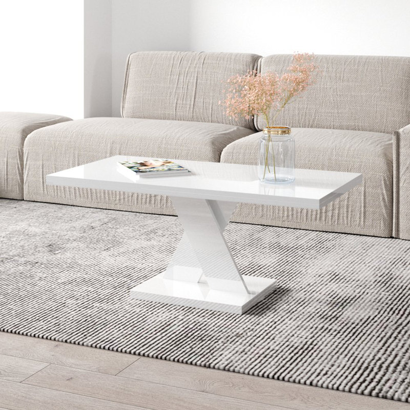Table basse Pehrson Dilshod, Blanc, Blanc