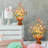 Spring Decorations, 2 Pack Spring Tree With Colourful Eggs, Battery Powered LED Tree Lights, Artificial Tabletop Centerpiece Lighted Tree For Holiday Party Spring Home Decor