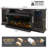 75 Inch Highboy Electric Fireplace TV Stand – 40’’ 3-Side Glass LED, Modern Media Center ,Fits 80/85 Inch Tvs, Adjustable Flame,Black-1640868723