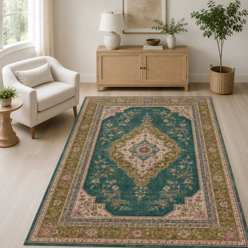 Tapis de couloir rétro Vintage, Square 5'3"