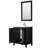 Daria 30'' Single Bathroom Vanity with Marble Top with Mirror-97873286-97873288
