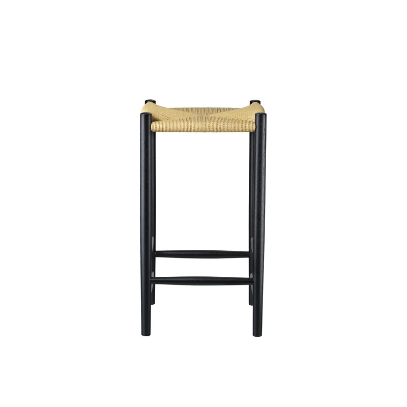 J164C by Jørgen Bækmark, Counter Stool (27"Seat Height), Jet Black