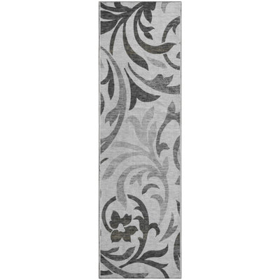 Premium Machine Washable Prisco Gray Rug