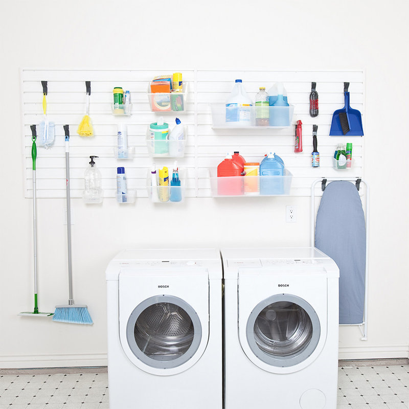 Laundry and Utility Room Organization System Kit