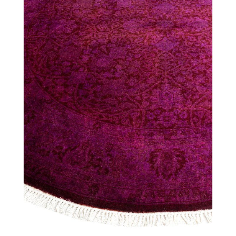 Fine Vibrance One-of-a-Kind 4'1" Hand Knotted Area Rug