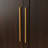 Spacious Three-Piece Closet System With Mirror, Drawers & Gold Handles-304455741