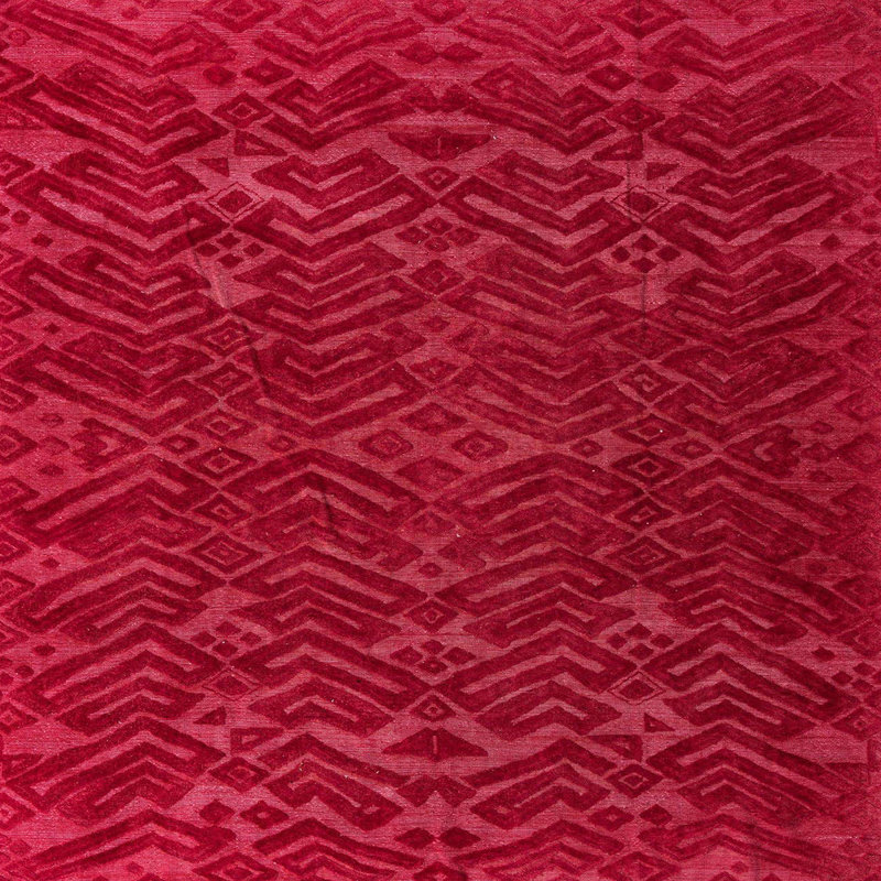 Tapis abstrait moderne 5093, Carré 6 pi