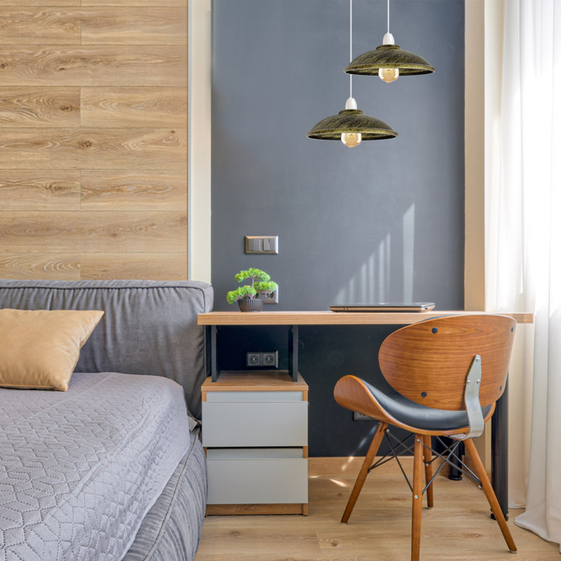 Calmar 7cm H Metal Bowl Lamp Shade ( Uno ), Brushed Brass