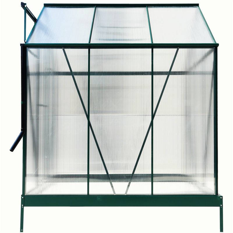 Greenhouse, 96.8" H x 75.2" W x 75.2" D, Green
