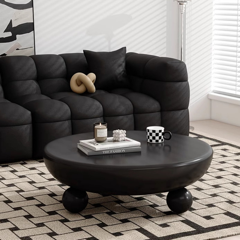 Table basse légère de style luxueux, Noir, noir, noir, noir