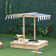 Outsunny 41.75'' x 47.75'' Solid Wood Square Sandbox