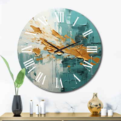 Horloge murale en métal Diodore