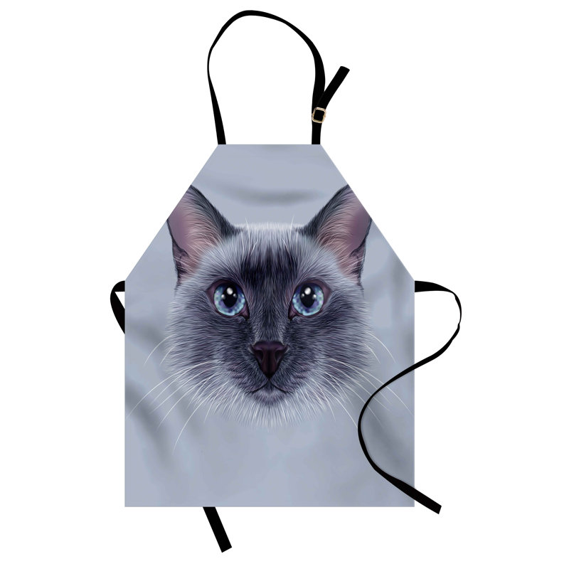 No Pattern Bib Apron