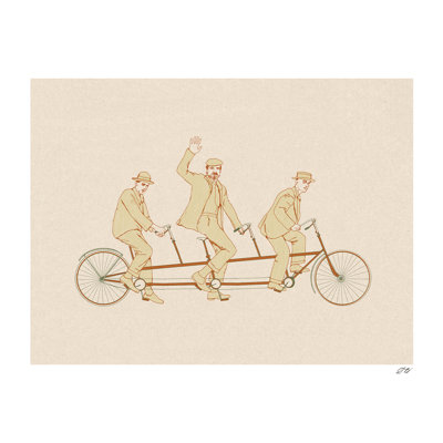 Tandem Bike Print