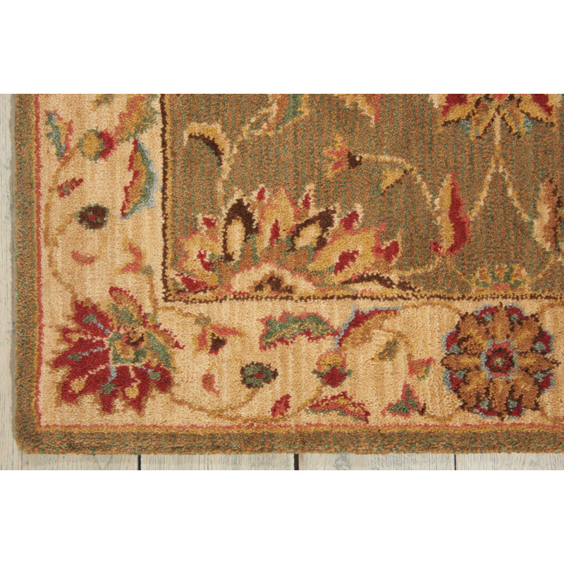 Iulfrith Wool Oriental Indoor Rug, Runner 2'6" x 12'