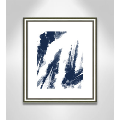 Ferne "Navy Striking Seams 2" Print