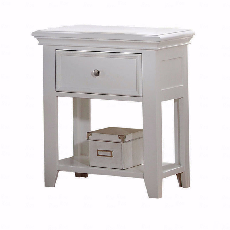 Nightstand With Bottom Shelf