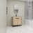 Achillea 30 " W Freestanding Standard Free Standing 1 Single Vanity Bathroom Vanity With Ceramic Top