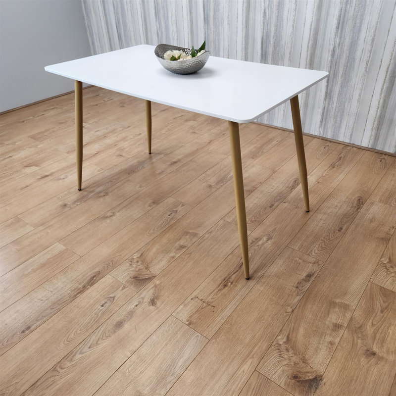 Schwartz Rectangular Dining Table with Steel Base