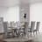 Glam White Velvet High Back Dining Chairs With Mirrored Silver Legs Set Of 6