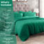 Ensemble de housse de couette moderne et contemporain en mélange de coton égyptien Lunete-250884928-206884612