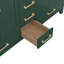Meuble-lavabo et lavabo en bois Modern, 60 po, vert