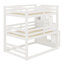 Lit superposé triple avec escalier de rangement, conception séparée-1398890355