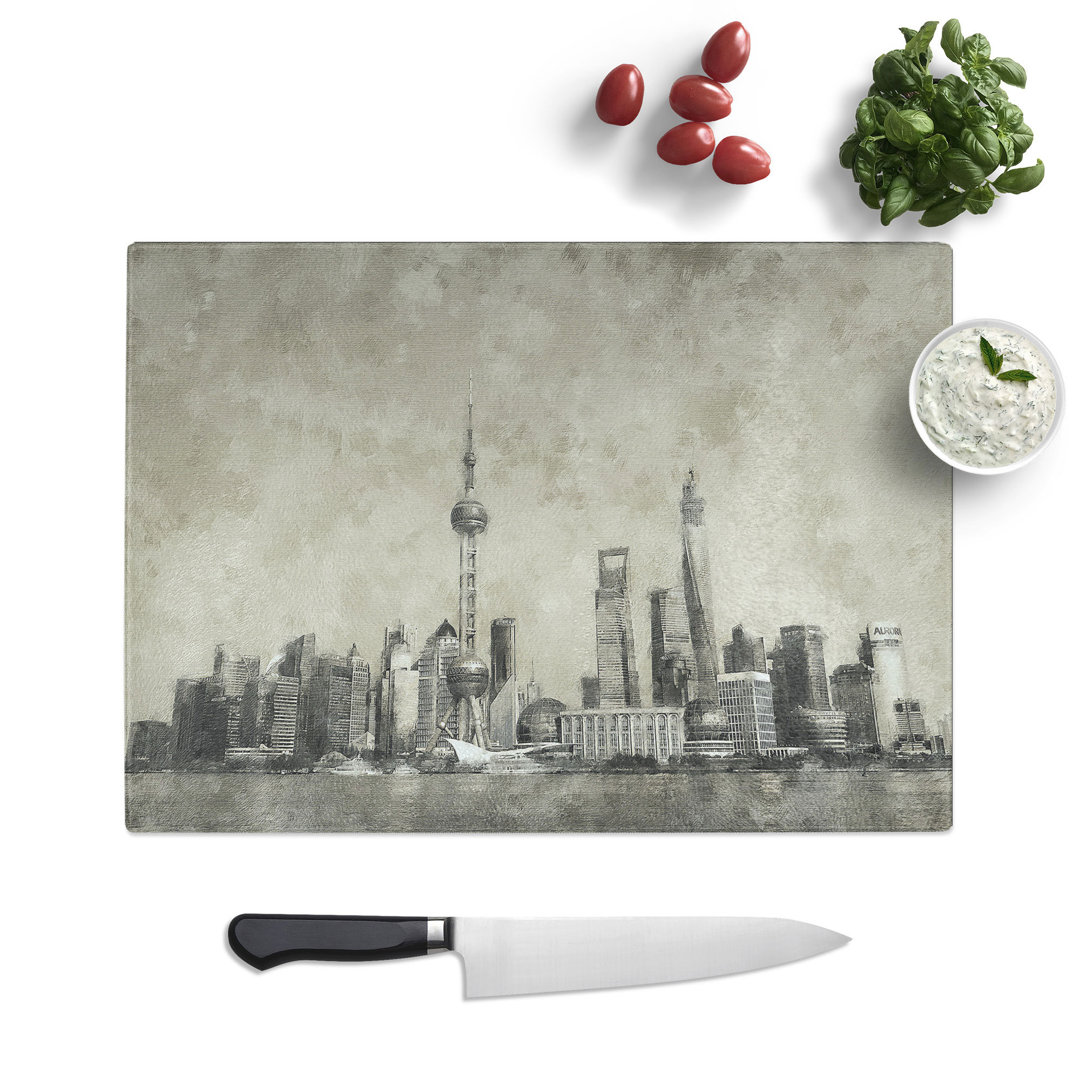 Shanghai Skyline Vol.2 Chopping Board