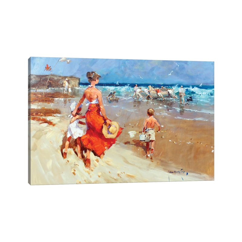 In On The Tide I by John Haskins - Painting on Canvas, 45.72cm H x 66.04cm W x 3.81cm D, Wrapped Canvas