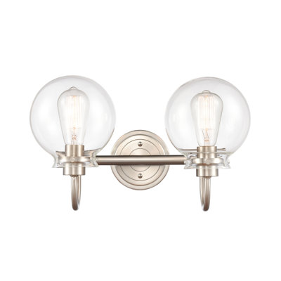 Jude - 1 lumière - 6 pouces - Chrome poli - Abat-jour granuleux - Éclairage pour meuble-lavabo