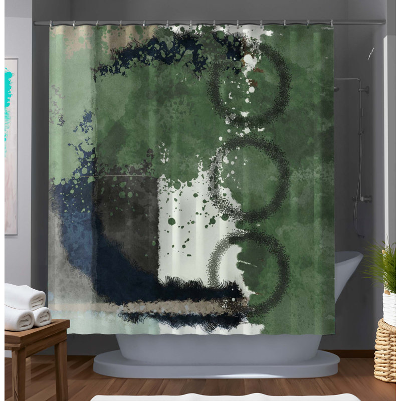 Abstract Shower Curtain