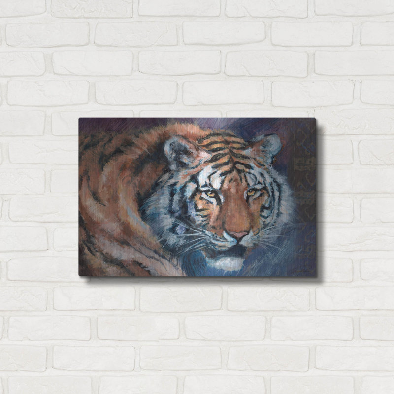 " Tiger Tales " by Robert Campbell, 16" H x 24" W