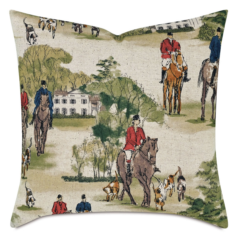 Bridle Crosby Decorative Pillow, Square 24"