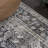 Alacati Ogee Medallion Machine-Washable Dark Gray/Light Gray Rug-1649098145